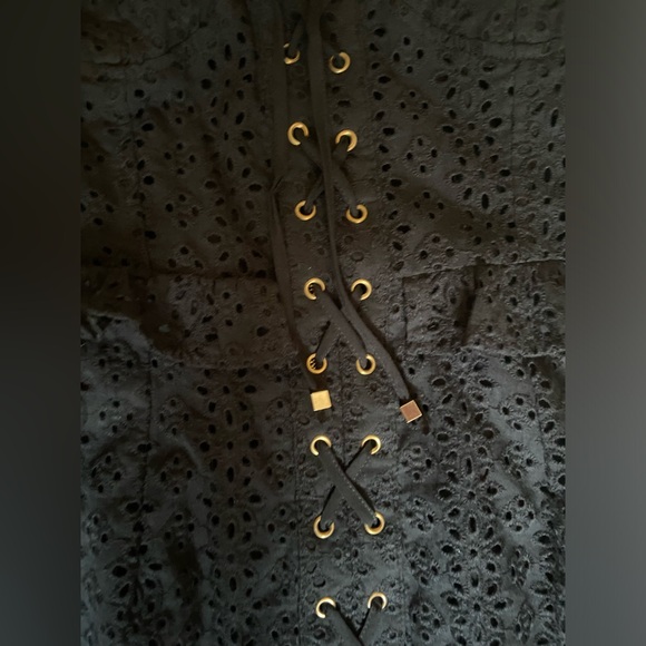 Runaway Eyelet Mini Dress - Picture 2 of 4